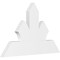 Ekena Millwork Richland Architectural Grade PVC Gable Bracket, 36"W x 22 1/2"H x 2"D x 6"F, 15/12 Pitch GBP036X23X0206RIC00 - alternate 1